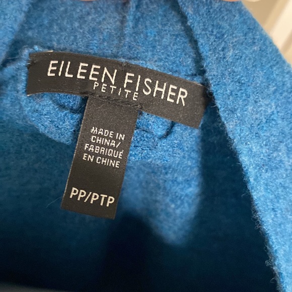 Eileen Fisher Boiled Wool asymmetrical zippered jacket - Picture 6 of 7